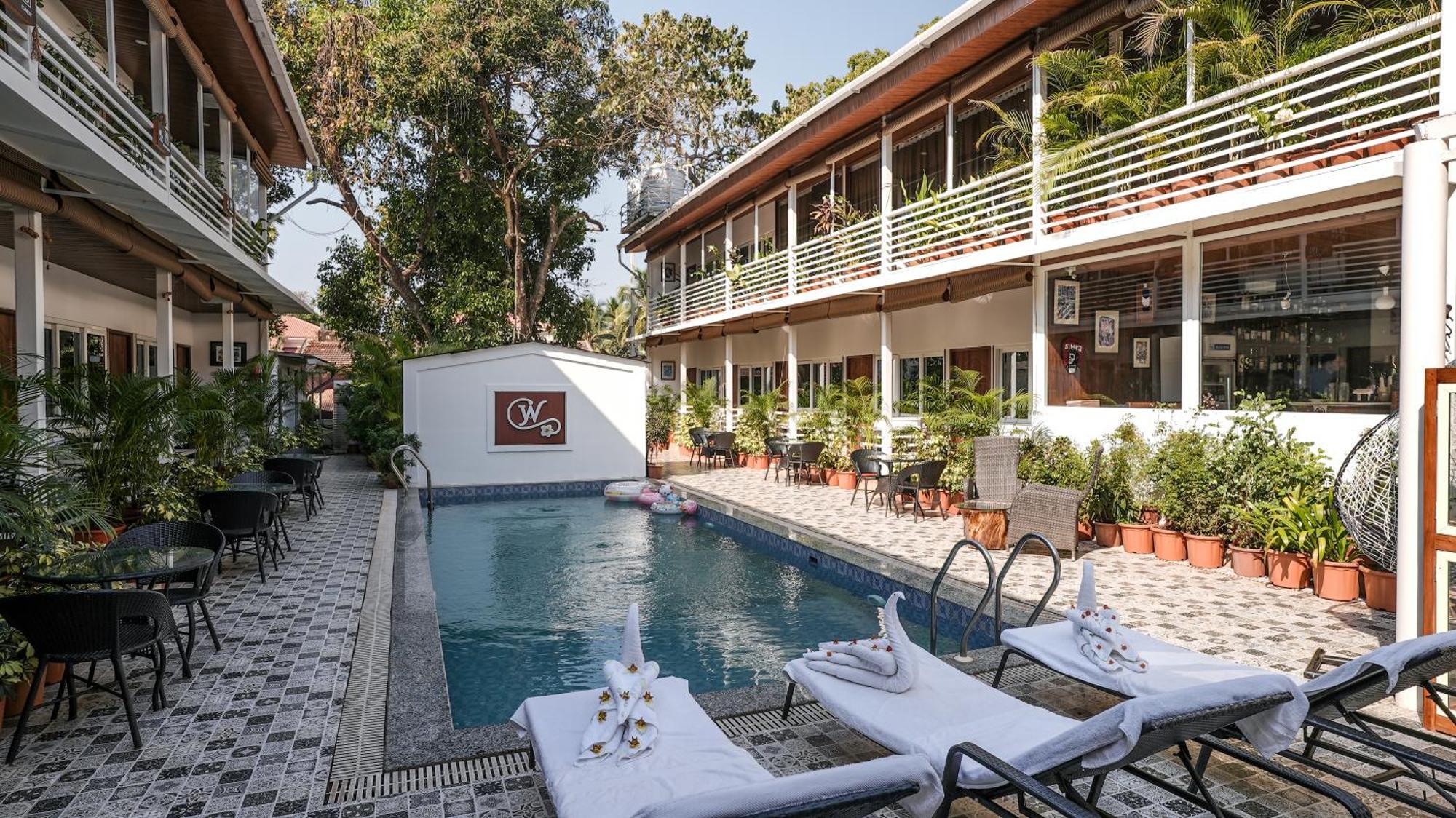 Whiteflower Cottages Vagator Exterior foto